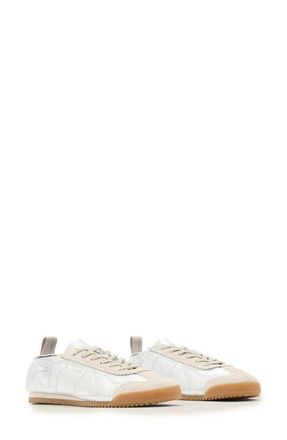 AllSaints Kenny Runner Sneaker in Silver at Nordstrom, Size 7.5Us