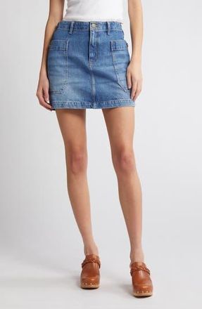 Frame Denim Cargo Denim Miniskirt in Morey at Nordstrom Rack, Size 29