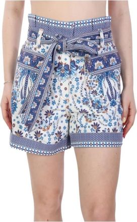 Farm Rio Encanto Tropical Shorts - Dames - Bermuda - Veelkleurig - W27 - Katoen - Korte Broeken