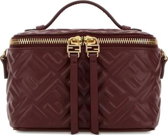 Fendi Borsa a mano goffrata - Rosso