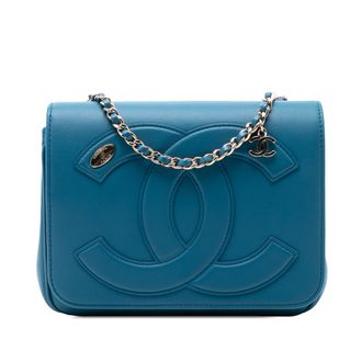 Chanel Tweedehands Lamsleer Cc Mania Flap