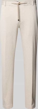 Joop Slim Fit Joggpants mit elastischem Bund Modell Sake in Beige, Gr&ouml;&szlig;e 46
