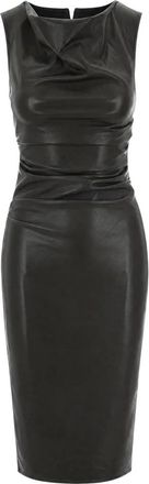 Patrizia Pepe Abito midi drappeggiato - - Dresses - Donna - Nero - S