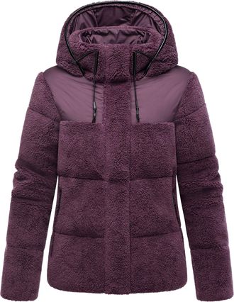Marikoo dames teddy puffer jas met capuchon - model Kaguraa