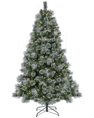 National Tree Company 7.5Ft Pre-Lit Bryson Pine Tree With Led Lights