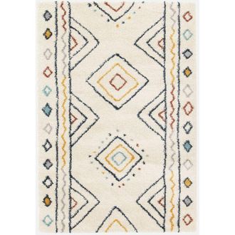 Sweeek Sweeek - Alfombra Interior Dise&ntilde;o Bereber Multicolor, Ralph, 230x160x3 Cm