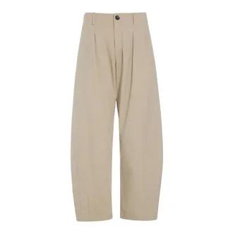 Bitte Kai Rand Broeken, Dames, Beige, XS, Wide Broeken