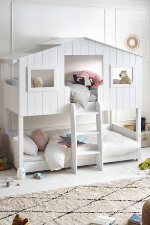 Julian Bowen Willow Single White Treehouse Bunk Bed
