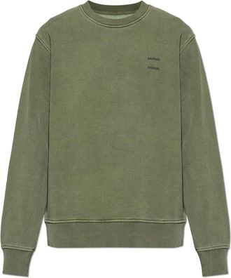 Sams&oslash;e & Sams&oslash;e Sajoel Sweatshirt - Heren - Sweatshirts - Groen - S - Katoen - Hoodies & sweatvesten