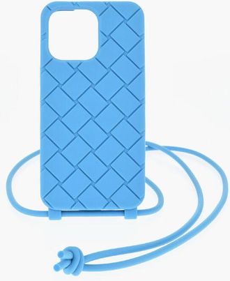 Bottega Veneta Silicone 15 Pro Max Iphone Case with Neck Strap size Unica