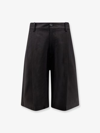 STUDIO NICHOLSON Bermuda in cotone e lino - STUDIO NICHOLSON - gender_Man