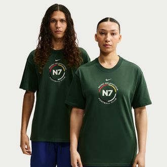 Nike Mens Nike Sportswear Short-Sleeve T-Shirt in Green | IQ9970-323
