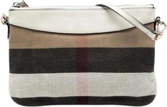 Burberry Pre-owned Peyton Crossbody Bag - Dames - Vintage Schoudertas - Veelkleurig - ONE Size - Leer - Vintage