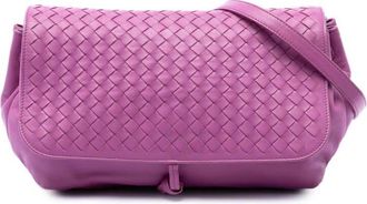 Bottega Veneta Pre-owned Bottega Veneta Leather Intrecciato Flap Crossbody Ladies ROJKBN43DJUSEFIQ