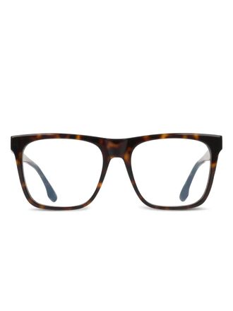 Victoria Beckham square-frame glasses - Brown