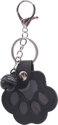 Generic Cat Hair Collector Keychains, Cute Leather Paw Keychains Pet Hair Keepsake Keyring, Pet Hairs Storage Pouch Furs Memorial Keyring Paw Design Pendant L