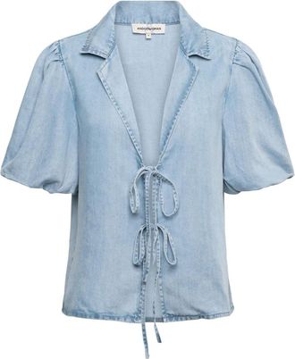 &Co Woman Jassen, Dames, Blauw, L, Denim, Jenny Blouse