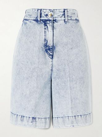 Patou Bermuda In Denim - Blu