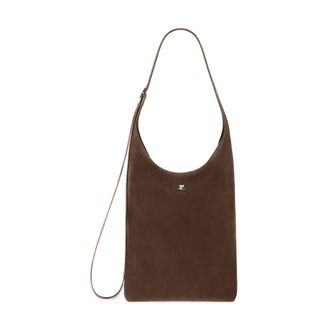 Courr&egrave;ges Dames, Tassen, Bruin, Maat: ONE Size Su&egrave;de