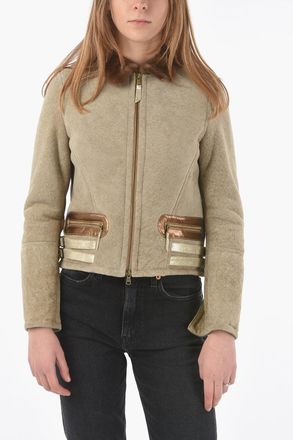 HISTORY REPEATS Embroidered Shearling Jacket History Repeats