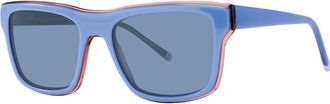 Paradigm Teagan Mission Fig Mens Sunglasses Blue Size 55
