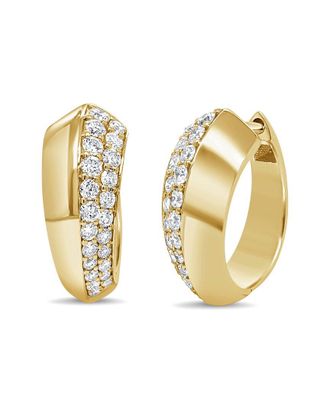 Sabrina Designs 14K 0.50 Ct. Tw. Diamond Huggie Earrings