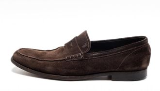 Tod's Tods Brown Suede Gommino Slip On Loafers