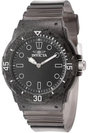 Invicta Celestial 49208 Dames Horloge - Quartz Uurwerk - Plastic met zwarte Wijzerplaat - 35mm