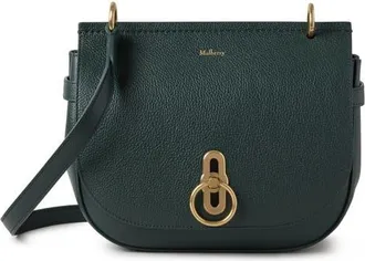 Mulberry Amberley Leather Satchel in Mulberry Green at Nordstrom