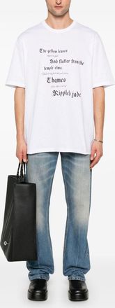 Alexander McQueen Witte Katoenen T-shirt