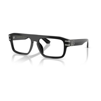 Dolce & Gabbana Rechthoekige bril - Heren - Accessoires - Zwart - Maat: 56 MM