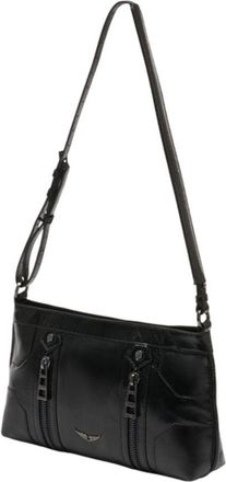 Zadig&Voltaire Womens Sunny Moody Crossbody Bag Black Calfskin