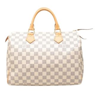 Louis Vuitton Pre-owned Speedy 30 - Dames - Pre-owned - Wit - Maat: ONE Size Leer