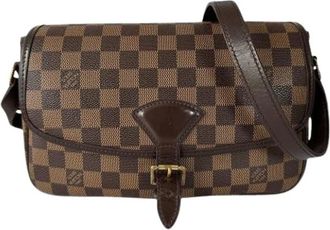 Louis Vuitton Pre-owned Cross Body Bags, female, Brown, Size: ONE SIZE Pre-owned Damier Canvas Cross Body Bag