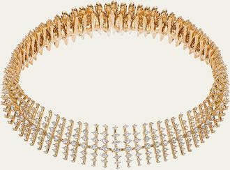 Fernando Jorge Disco Small Bracelet in Yellow Gold and Diamonds