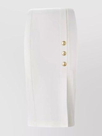 Pinko high waist knee-length skirt side slit