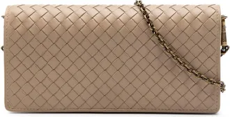 Bottega Veneta Pre-owned Bottega Veneta Nappa Intrecciato Wallet On Chain Ladies D1RMSYC2WLUGHN6S