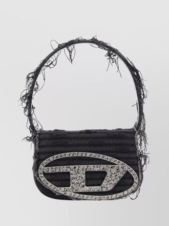 Diesel 1dr quilted canvas shoulder bag