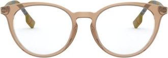 Burberry BE23183856 Oval Full Rim Eyeglasses - Brown
