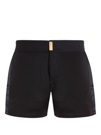 Vilebrequin Costume da bagno Midnight con applicazione - Nero