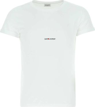 Saint Laurent T-Shirt mit Rundhalsausschnitt