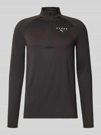 Puma PUMA x HYROX - Regular Fit Longsleeve mit Label-Print in Black, Gr&ouml;&szlig;e XXL