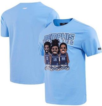 Pro Standard Mens Pro Standard Jaren Jackson Jr., Ja Morant, Desmond Bane Light Blue Memphis Grizzlies Multi Lineup T-Shirt at Nordstrom, Size Large
