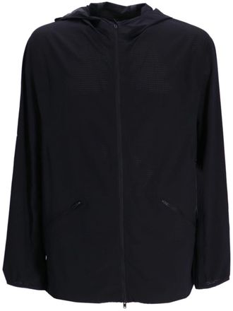 Yohji Yamamoto logo-print running jacket - Black
