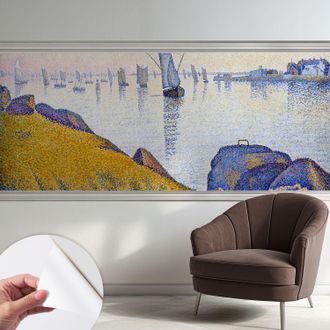 Tulup Carta Da Parati Adesiva - Fotomurale - Facile Da Applicare - Per La Soggiorno - Camera Da Letto - Riflesso Di Una Barca A Vela 250x104 Cm