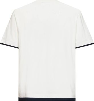 Fendi Mens T-Shirt White Cotton T-Shirts And Polos