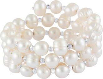 Splendid Pearls Silver 8-9Mmmm Pearl Bracelet
