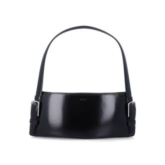 Coperni Ergonomic Leather Shoulder Bag Black