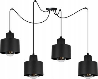 OEM L&aacute;mpara De Techo Moderna Colgante L&aacute;mpara Led Negra