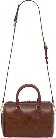Marine Serre Shopper met Crescent Moon-print - Bruin